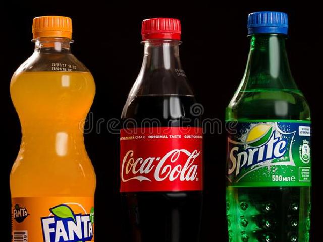 Pepsi; Coca cola; Fanta; Sprite