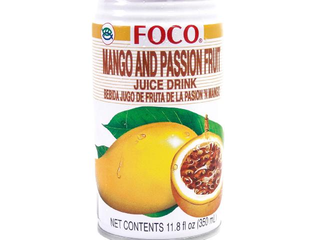 Foco Mango and Passion Fruit juice