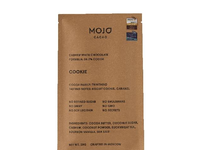 Шоколад кешью с гречишным чаем Cookie Mojo Cacao