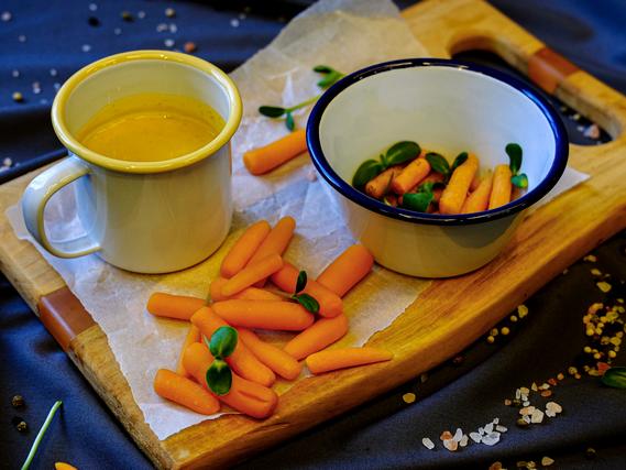 Крем-суп з батату та моркви