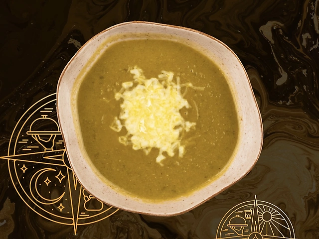 Овочевий крем-суп з пармизаном