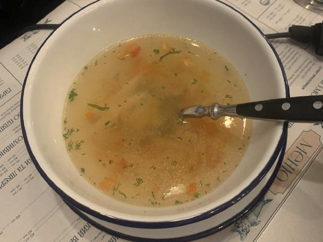 Легкий курячий суп