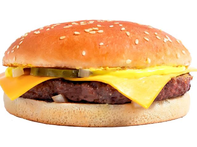 Чізбургер комбо: Чізбургер, фритюр, соус, великий напій