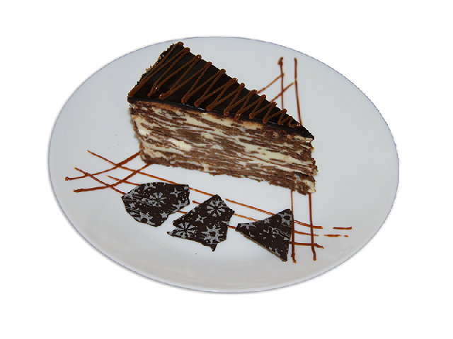 Торт  Наполеон Шоколадний