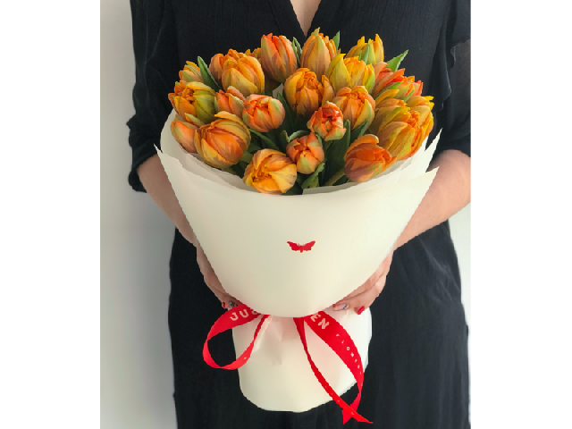 Orange Tulips. 35 шт.