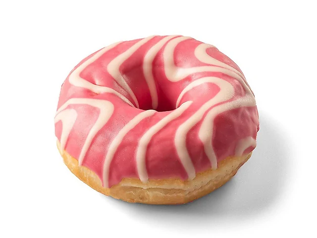 Донат Donut pink з полуничною начинкою