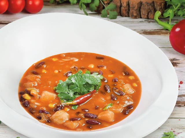 Томатно-овощной суп