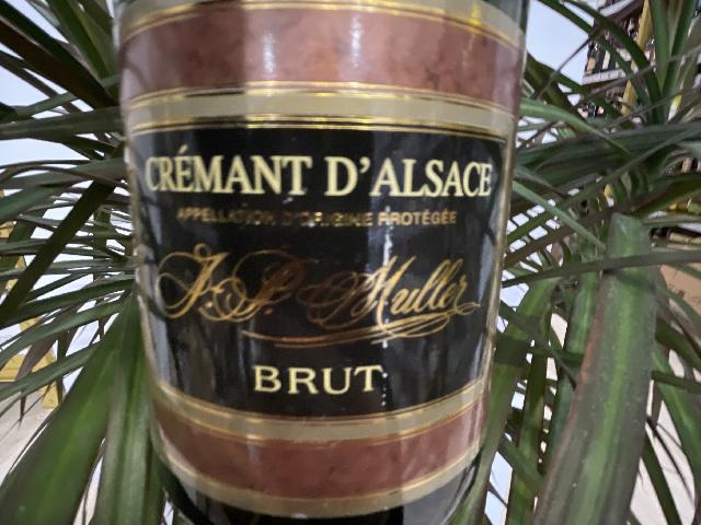 Вино игристое J.P.Muller Cremant d&#39;Alsace Brut, белое брют (арт.1312980)