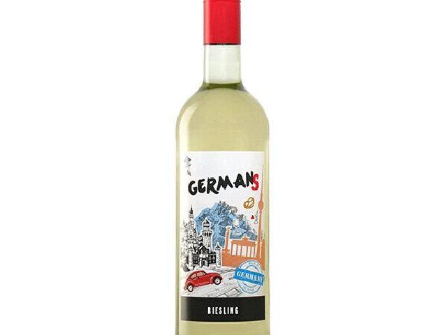Вино Germans Riesling Rheinhessen, белое полусухое, 0,75 л, Германия (art. 4115220)