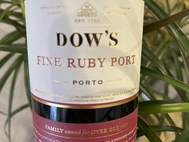 Портвейн  DOWS  Fine Ruby Port