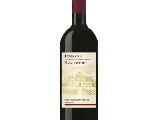 Вино Sangiovese Rubicone IGP Via del Molino сухое красное, 11.5% 0,75