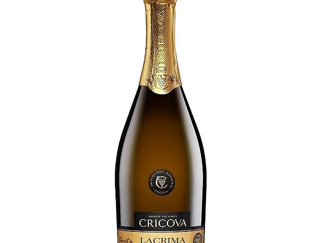 Ігристе вино Cricova Lacrima Dulce, біле, напівсухе, 0,75 л