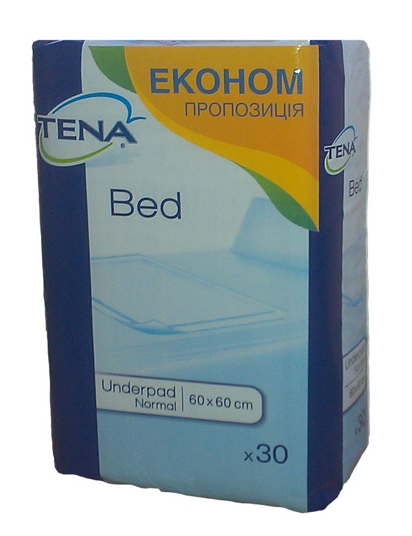 TENA BED Normal  Пеленки 60*60 N 30 +Sticker