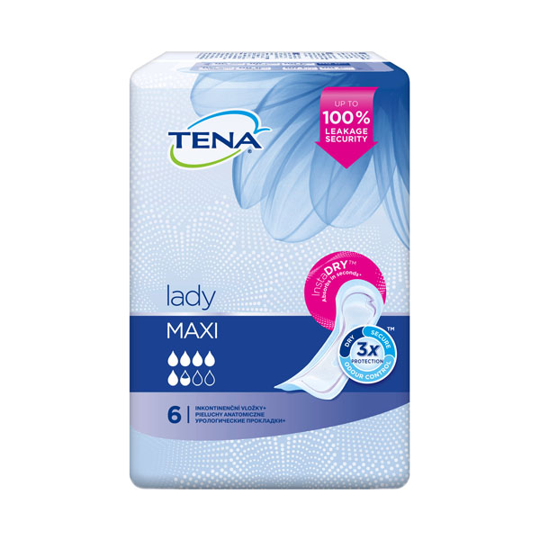 TENA LADY Maxi Plus InstaDry Урологические прокладки д/женщин