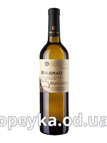 Вино Болград 0.75л блан селект біле н.солодке