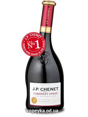 Вино JP Chenet 0.75л сadernet syrah сухе