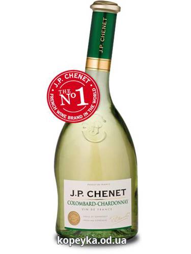 Вино JP Chenet 0.75л сolombard chardonnay біле сухе
