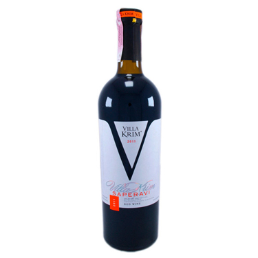 Вино Villa Ua 0.75л саперавi червоне сухе