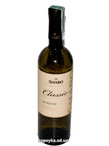 Вино Шабо 0.75л шардоне біле сухе