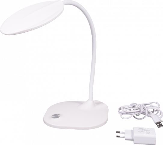 Світильник настільний LED EuroLamp Хайтек метал+скло 5W 5300-5700K білий (48)