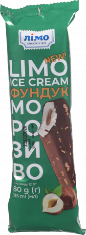 Морозиво Лімо 80 г ескімо Ice Cream з фундуком та арахісом