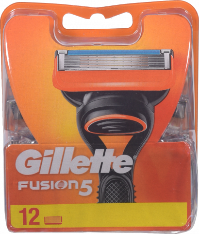 Картридж д/гоління Gillette 12 шт. Fusion