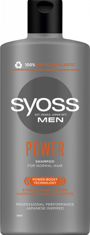 Шампунь Syoss 440/500 мл Men Power д/нормального волосся