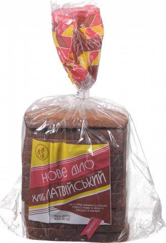 Хліб НД Латвійський житньо-пшеничний з родзинками 400 г