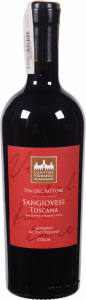 Вино Санджовезе Тоскана IGT Він дель Фатторе 0,75 л сух. червон.