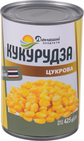 Конс Кукурудза Домашні продукти 425 мл з/б