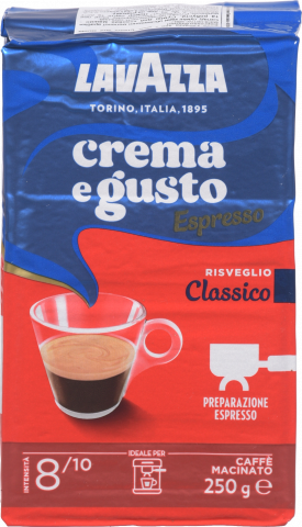 Кава Lavazza 250 г мелена Crema and Gusto Espresso (Італія)