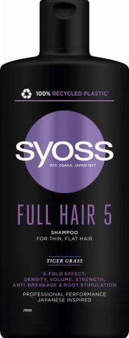 Шампунь Syoss 440/500 мл Full Hair 5 д/тонкого волосся без об`єму