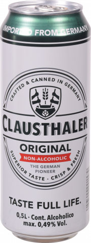 Пиво Клаусталлер 0,5 л з/б б/алк.