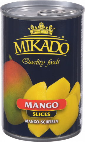 Конс Mikado Манго в сироп. 420 г з/б (Тайланд)И968