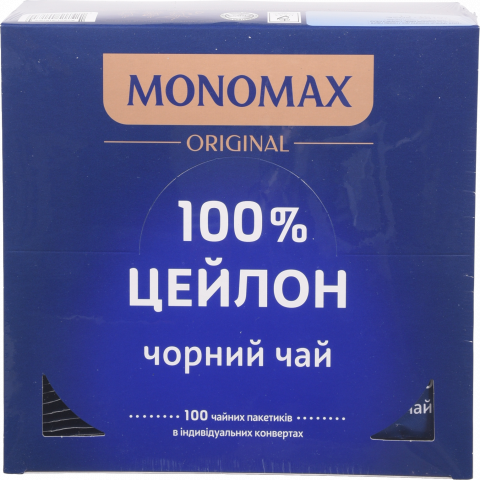 Чай Мономах 100 шт. чорн. Ceylon 100