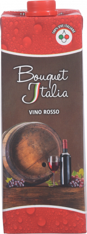 Вино Bouquet Rosso 1 л т/пак 11 (Італія)