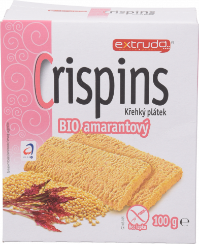 Хлібці Crispins 100 г з амарантом Органічні