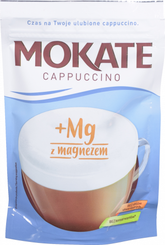 Кавовий напій MoKaTe 110 г Капучино + Магній (Польща)