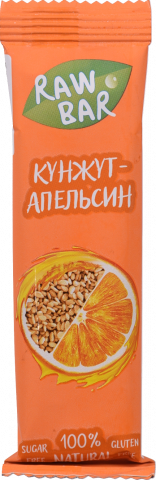 Батончик Sunfill 35 г Кунжут-апельсин б/глютену