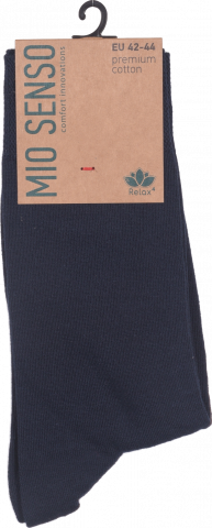 Шкарпетки чол. Mio Senso Relax4 C301RF т.сині 42-44