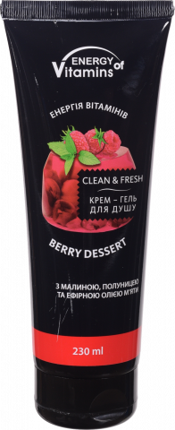Крем-гель д/душу Energy of Vitamins 230 мл Berry dessert