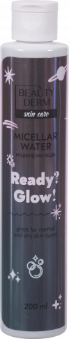 Вода міцелярна Beauty Derm 200 мл д/зняття макіяжу Ready?Glow!