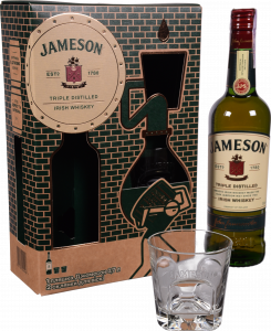 Віскі Jameson 0,7 л + 2 келихи 40