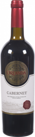 Вино Ореанда Каберне 0,75 л сух. червон.