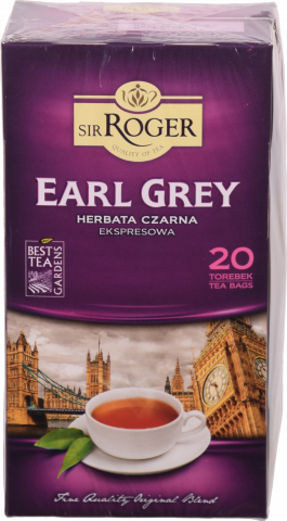 Чай Sir Roger 20 шт. чорн. Ерл Грей (Польща) И164