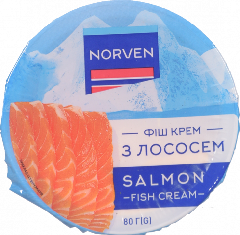 Фіш-крем Norven 80 г з лососем