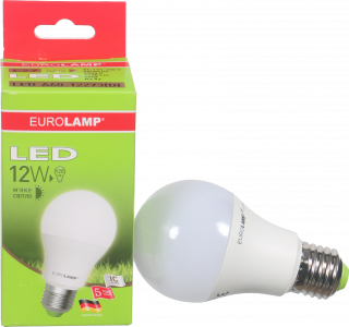 Лампа LED EuroLamp звичайна жовта 12 Вт Е27