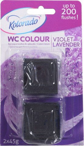Таблетки д/зливного бачка Kolorado 2х45 г Violet Lavender