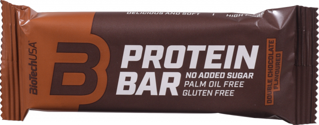 Батончик Biotech Protein Bar 70 г Подвійний шоколад