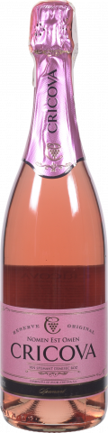 Вино ігристе Cricova 0,75 л н/сух. рожеве